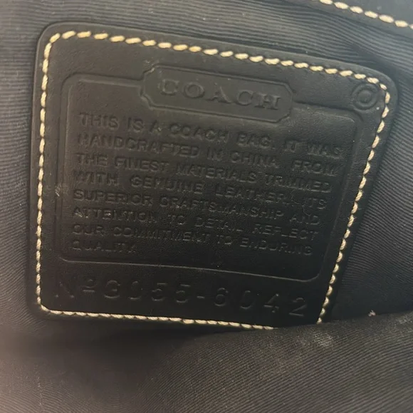 Coach Black Designer Purse - Picture 5 of 8